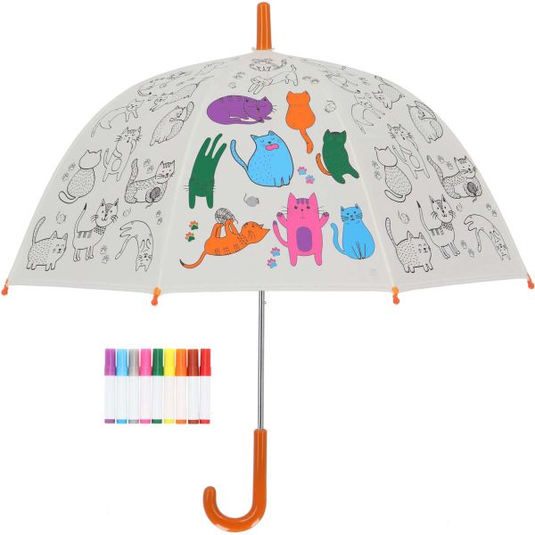 Parapluie enfant à colorier 70 cm