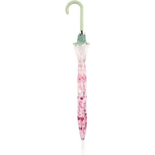 Parapluie transparent imprimé automnal modèle aléatoire - 8