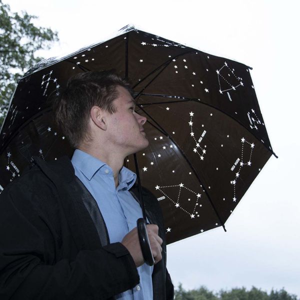Parapluie transparent noir - ESSCHERT DESIGN