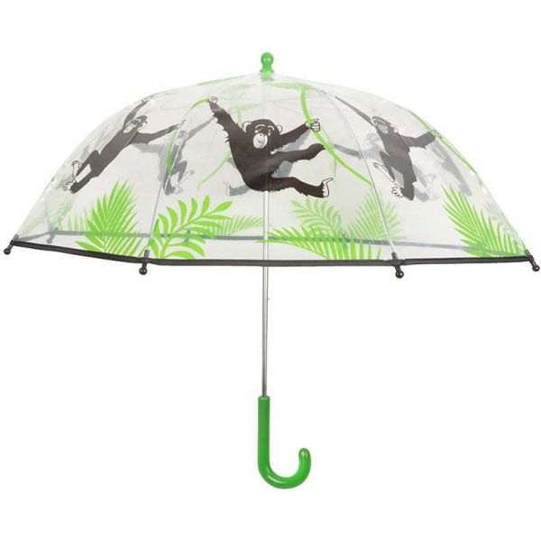 Parapluie transparent singe pour enfant