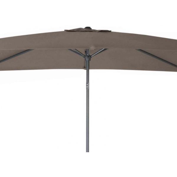 Parasol aluminium avec manivelle 3x2m Tilt - Alizé