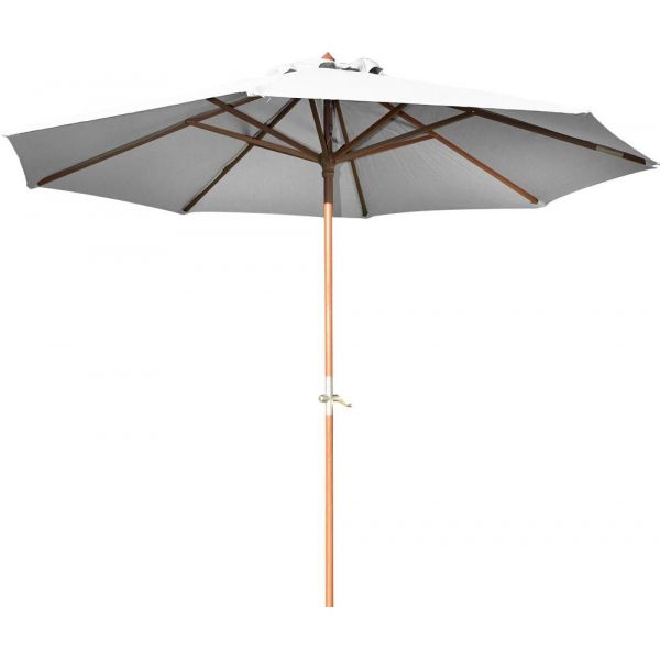 Parasol en bois 300 cm avec manivelle Holly - 129