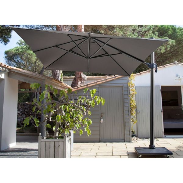 Parasol déporté en aluminium 3x4m Dom - PROLOISIRS