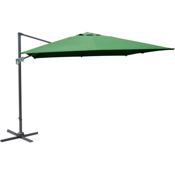 Parasol déporté en aluminium 3x3m Dom