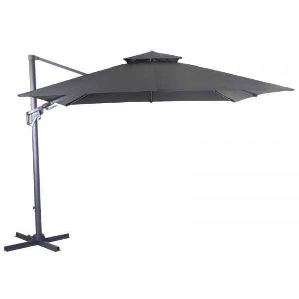 Parasol déporté inclinable et orientable Bioclim 3 x 3 m