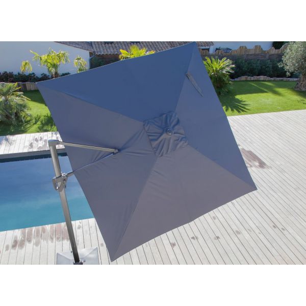 Parasol déporté 4x3 m Taupe