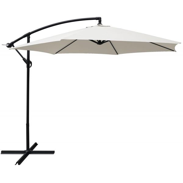 Parasol déporté rond Eko 3 m