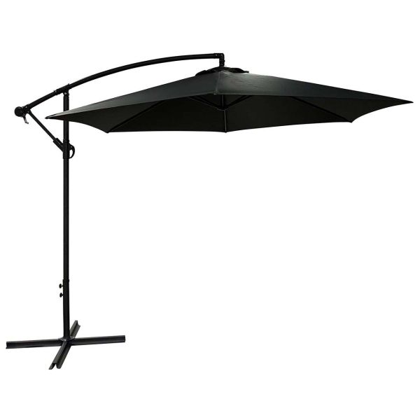 Parasol déporté rond Eko 3 m