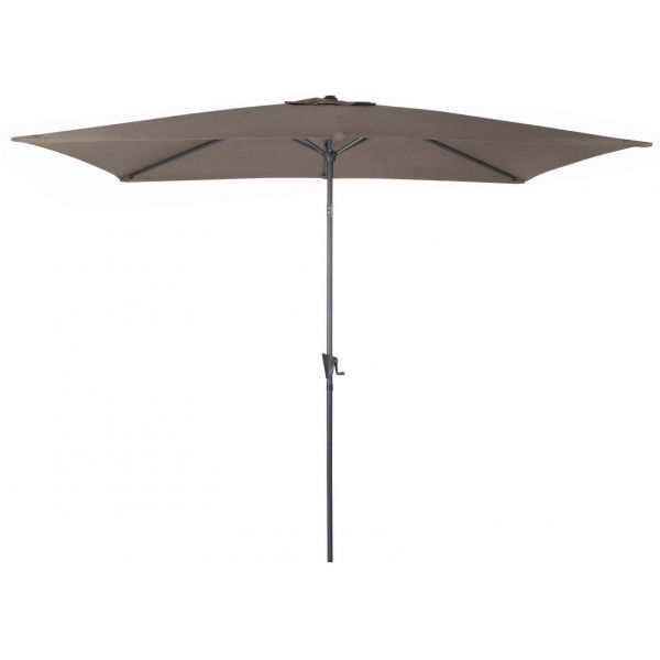 Parasol aluminium avec manivelle 3x2m Tilt