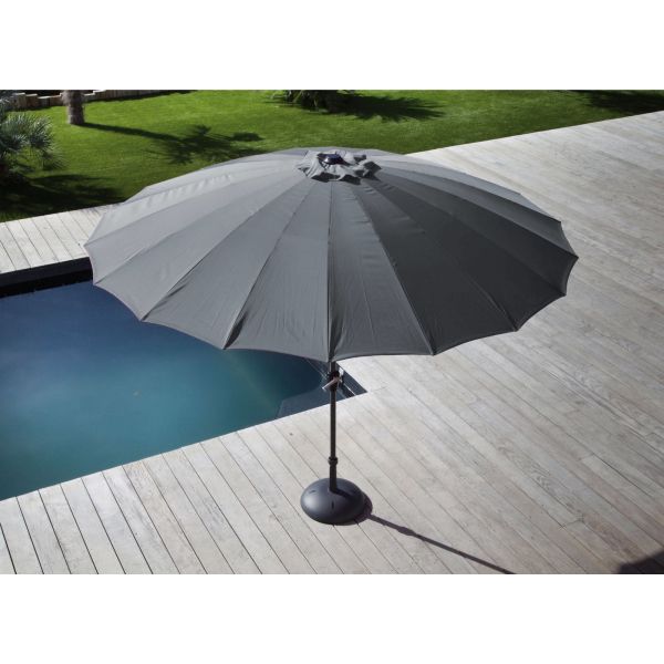 Parasol terrasse en fibre de verre Pagode 300 cm - PROLOISIRS