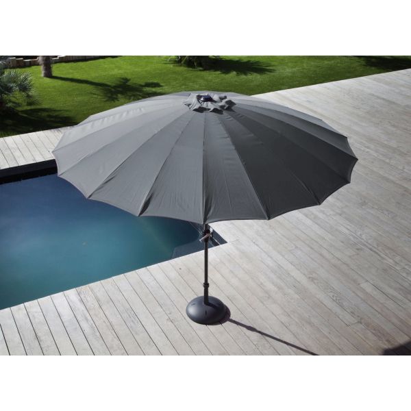 Parasol terrasse en fibre de verre Pagode 300 cm - 5