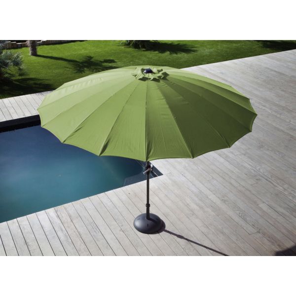 Parasol terrasse en fibre de verre Pagode 300 cm - 5