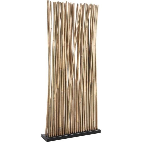 Paravent et 70 tiges de bambou