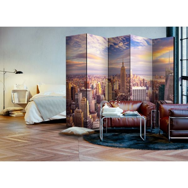 Paravent 5 volets new york morning ii