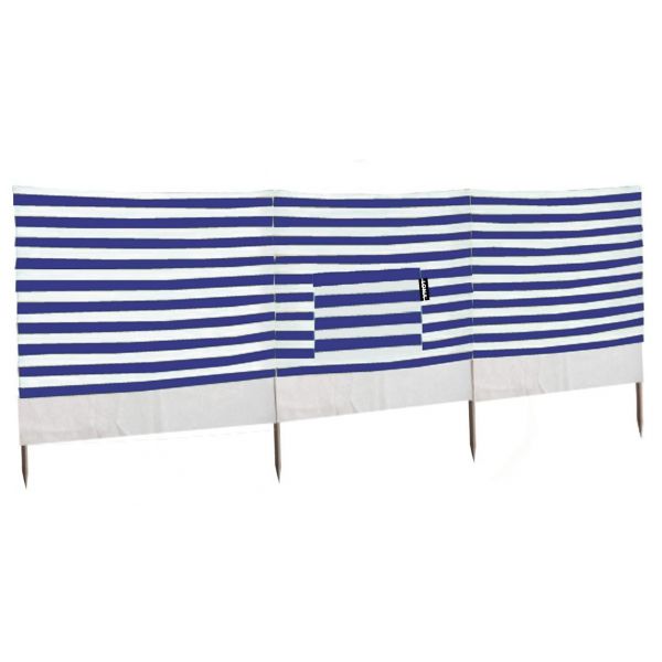 Parevent plage 2.7m tissu 100 coton evora
