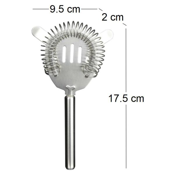 Passoire à cocktail en inox 15 cm - 1,79
