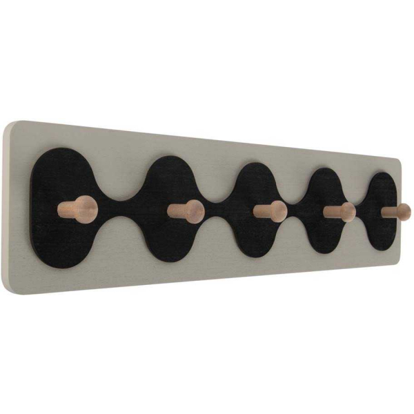 Patère en MDF 5 crochets Rizar