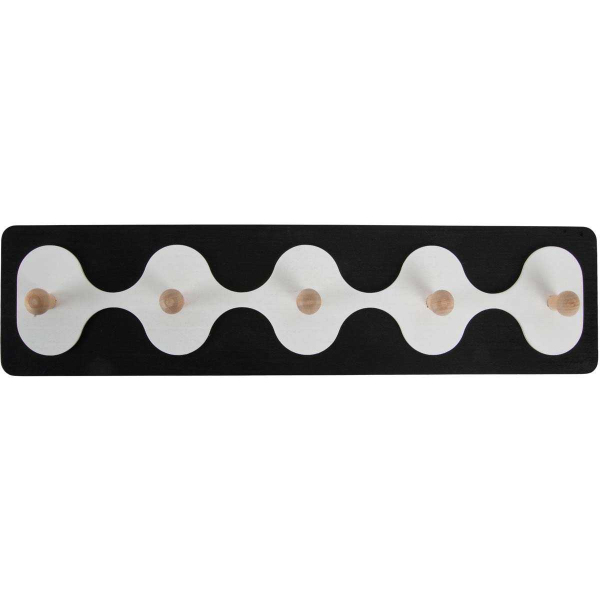 Patère en MDF 5 crochets Rizar - PRE-2121