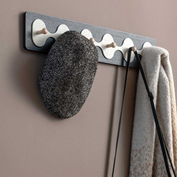 Patère en MDF 6 crochets Rizar - PT