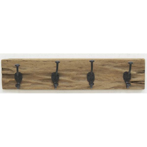 Patère en bois et métal - 49,90