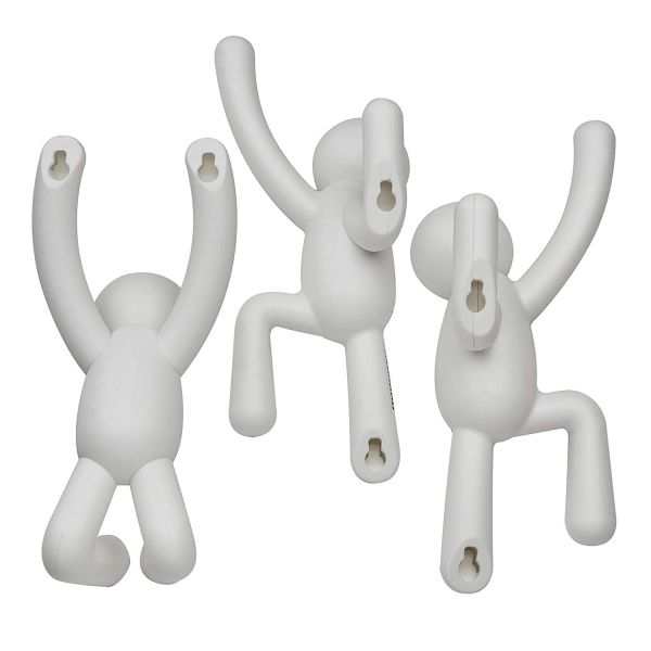 Patère bonhomme Buddy (Lot de 3) - 24,90