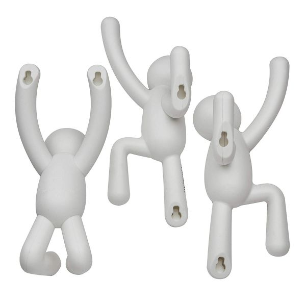 Patère bonhomme Buddy (Lot de 3) - 26,90