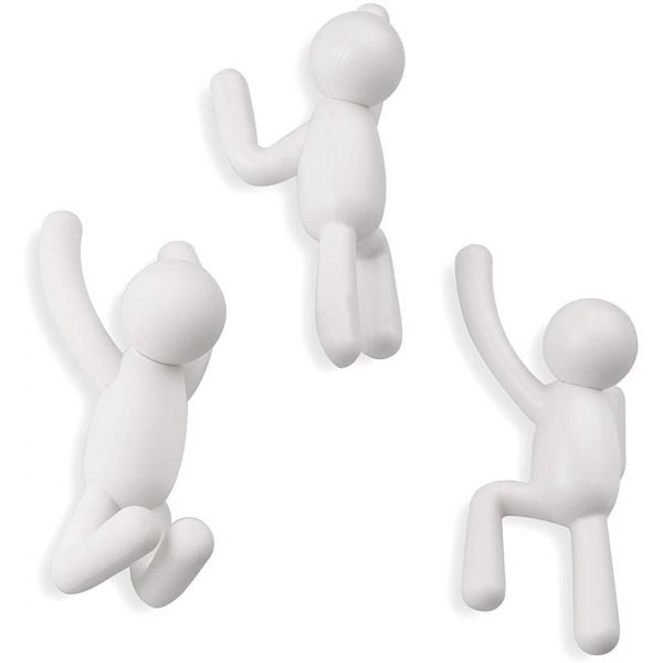 Patère bonhomme Buddy (Lot de 3) - UMB-0373