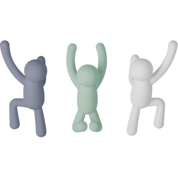 Patère bonhomme Buddy (Lot de 3)