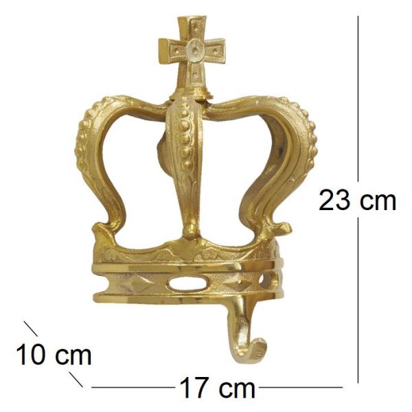 Patère 1 crochet Crown 23 x 17 cm - 26,73