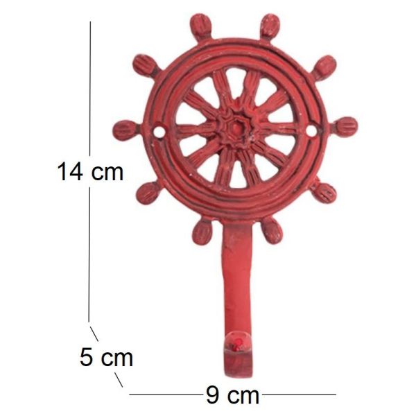 Patère en métal Gourvenail 9 x 5 x 14 cm - 8