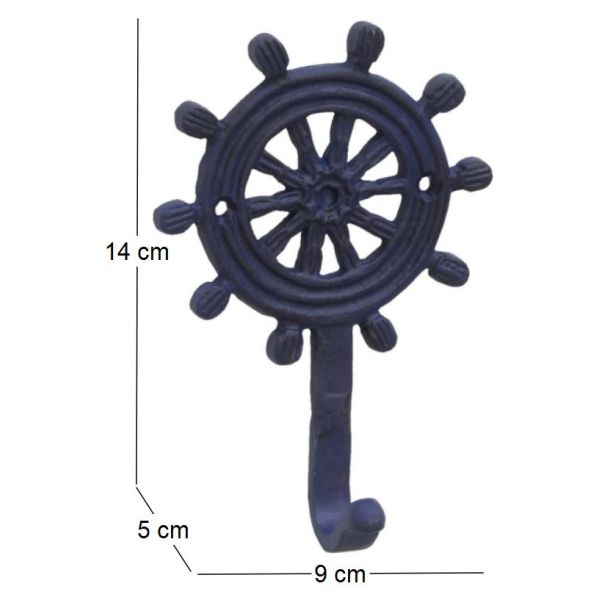 Patère en métal Gourvenail 9 x 5 x 14 cm - 3,60