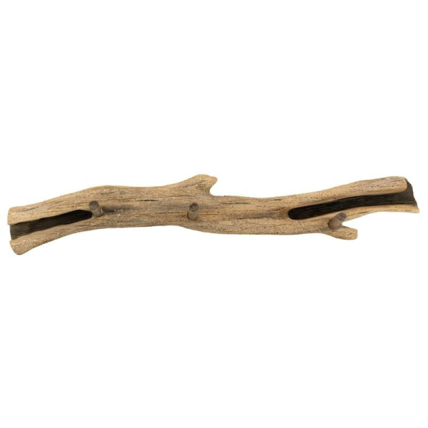 Patère branche naturelle en pin recyclé - AUB-7166