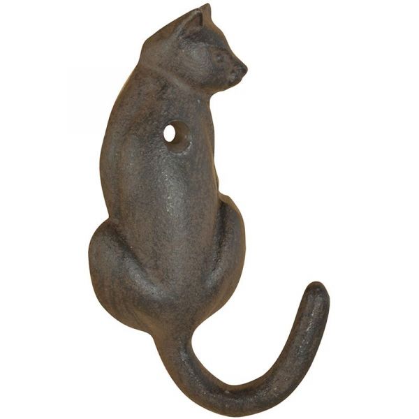 Patère queue de chat en fonte (Lot de 2) - ESS-0994