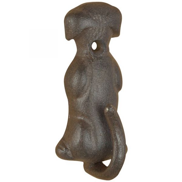 Patère queue de chien en fonte (Lot de 2) - ESS-0993