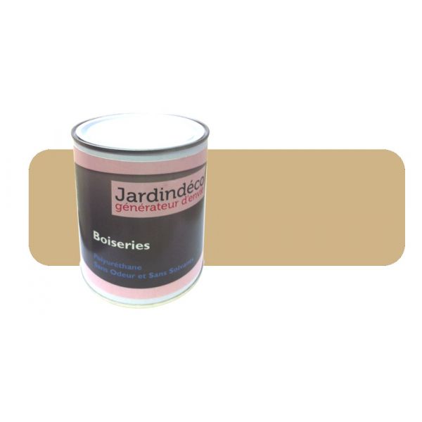 Peinture beige pour meuble en bois brut 1 litre
