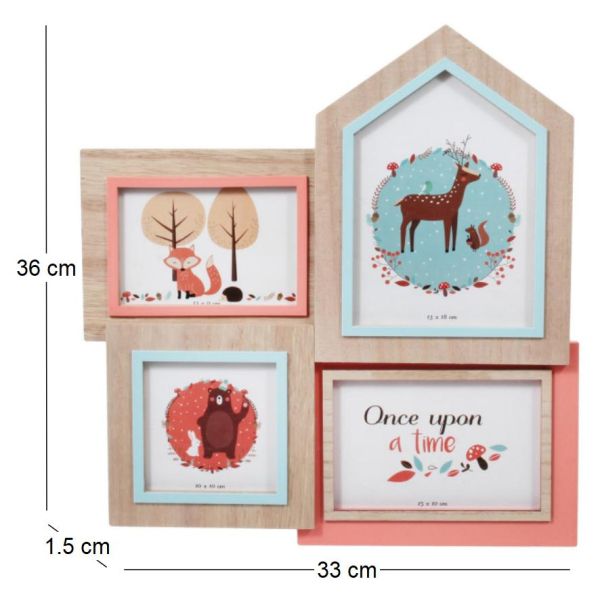 Pêle-mêle déco scandinave 4 photos - CMP-3841