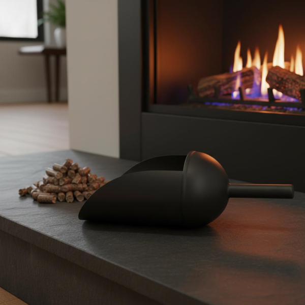 Pelle à pellets incurvée en acier galvanisé - GUILLOUARD