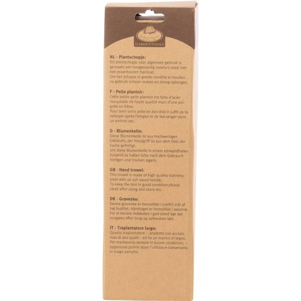 Pelle plantoir en acier inoxydable et bois de frêne - 6