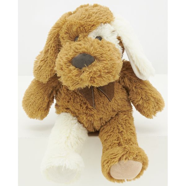 Peluche chien en acrylique brun - AUB-2814