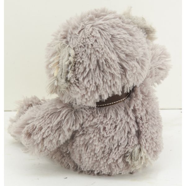 Peluche chien en acrylique gris - 5