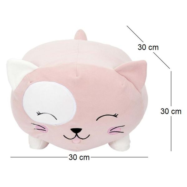 Peluche coussin 30 x 30 cm - 6