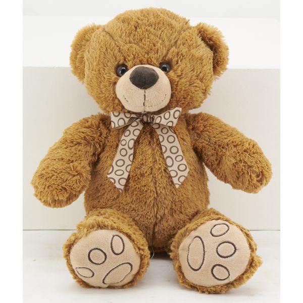 Peluche ours en acrylique brun - AUB-2810