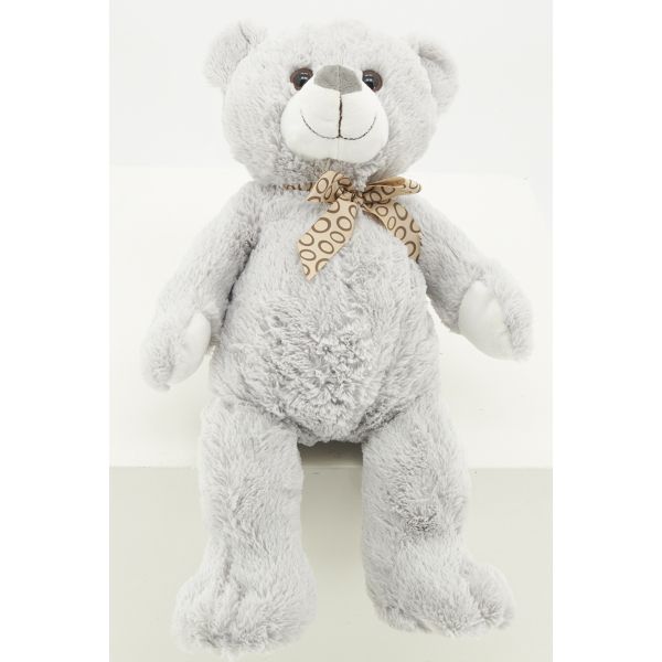 Peluche ours en acrylique gris - 6