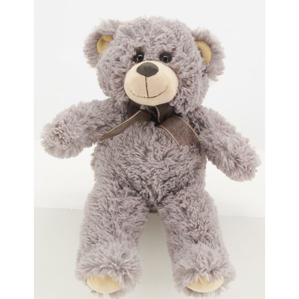 Peluche ours en acrylique gris foncé - 5