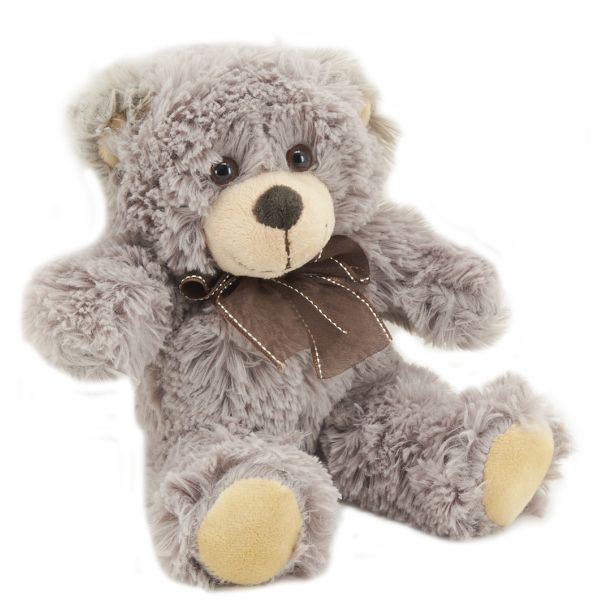 Peluche ours en acrylique gris foncé