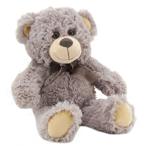 Peluche ours en acrylique gris foncé