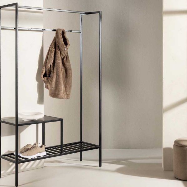 Penderie minimaliste en acier Mendoza - VENTURE HOME