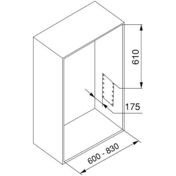 Penderie rabattable chromée pour armoire Hang - 5