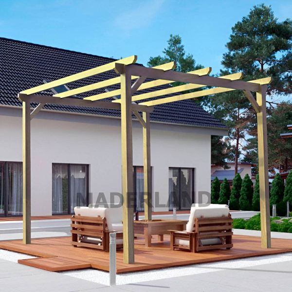 Pergola en bois massif Madrid