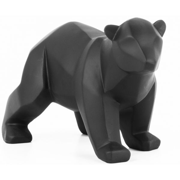 Petit ours en résine mat Origami